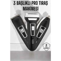 3 Başlıklı Profesyonel Tıraş Makinesi