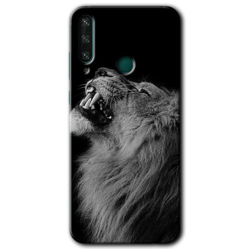 Huawei Y6P Kılıf HD Desen Baskılı Arka Kapak - Lion