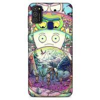 Samsung Galaxy M21 Uyumlu Kılıf Rick And Morty (48) Bumper Kılıf Decoy Jerrys