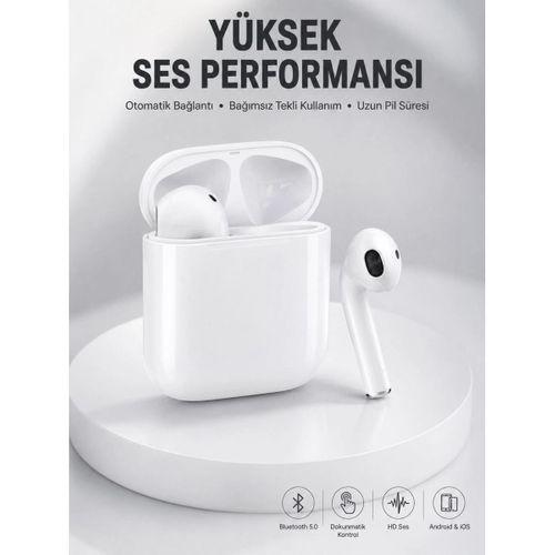 2. Nesil Bluetooth Android Ve İos Uyumlu Kablosuz Kulaklık Çağrı Cevaplama