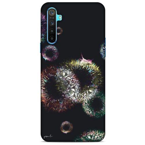 Y.Liva-2021 Özel Seri Siyah Soyut-168 Oppo Realme 6i Kılıf Silikon Kapak