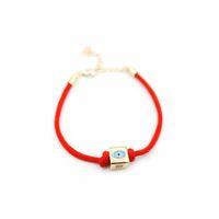 Küp İp Bileklik - Kırmızı