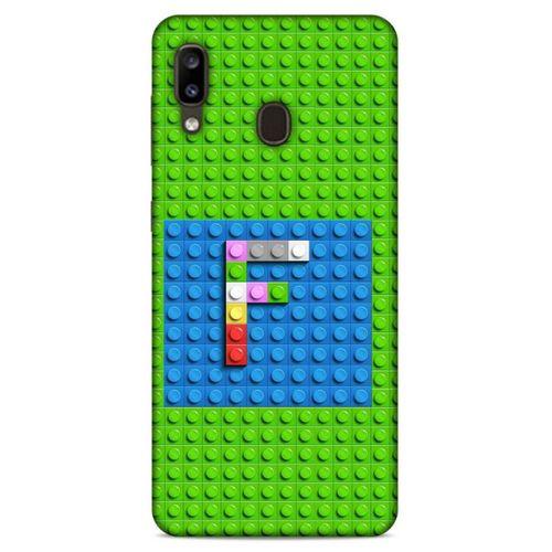 Lopard Samsung Galaxy A20 Uyumlu Kılıf BloX (16) Kalın Kılıf F Harfi