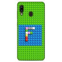 Lopard Samsung Galaxy A20 Uyumlu Kılıf BloX (16) Kalın Kılıf F Harfi