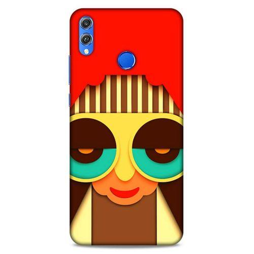 Lopard Huawei Honor 8x Uyumlu Kılıf Soyut Sanat (5) Baskılı Koruma Kabı