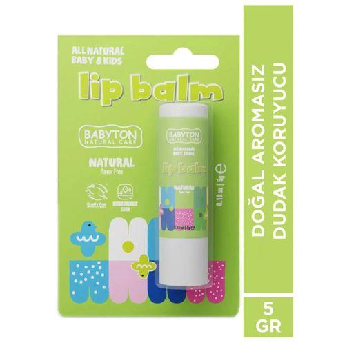 Eğitici Oyuncak Babyton Bebek ve Çocuklar İçin Doğal Dudak Koruyucu Balm Naturel