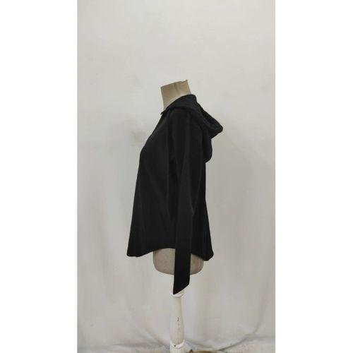 Kadın Uzun Kollu V Yakalı Kapşonlu Waffle Bluz