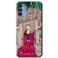 OPPO Oppo Reno 4 Kılıf HD Desen Baskılı Arka Kapak + Temperli Cam - Morty