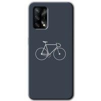 Oppo A54 Kılıf HD Desen Baskılı Arka Kapak - Bike