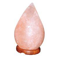 LokmanAVM Damla Şekilli Doğal Himalaya Kaya Tuzu Lambası Kablolu Ampullü Pembe 2-3 Kg