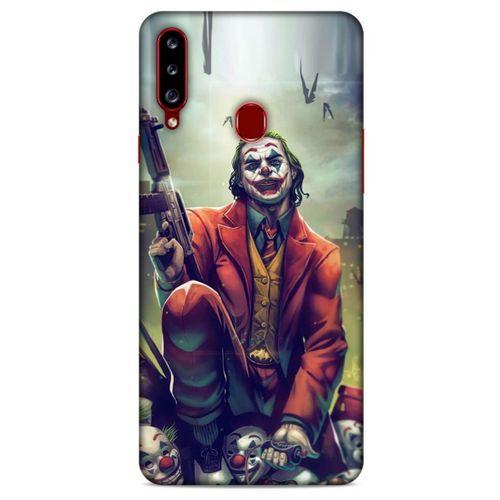 Samsung Galaxy A20s Uyumlu Kılıf Joker (22) Tam Koruma Kılıfı Akuamarin
