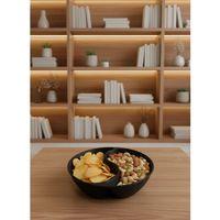 Siyah Çerezlik Kase Seti 4 Adet 3x12 Cm