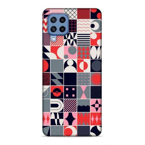 Samsung Galaxy M22 Uyumlu Kılıf Insomnia (26) Tpu Silikon Kılıf Kırmızı Krem