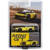 Mini GT Nissan Z LB NATION WORKS Ikazuchi Yellow 826 BL
