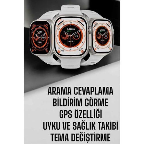 Akıllı Saat Nabız Ölçebilen Yeni Nesil Gps Ve Adımsayar Özelliği