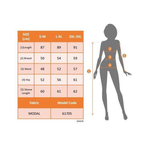 Kadın Uzun Kollu Yuvarlak Yaka Desenli Mini Modal Elbise