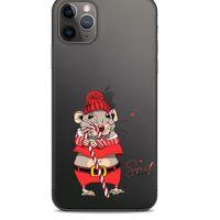 Zoologix (89) Apple iPhone 12 Pro Max Şeffaf Kılıf Silikon Desenli