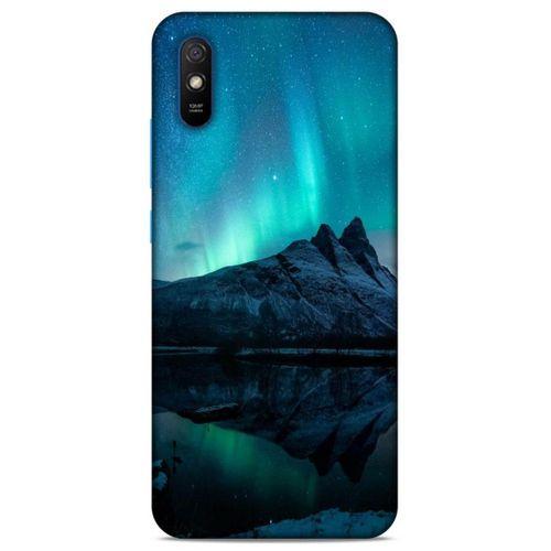 Lopard Xiaomi Redmi 9A Uyumlu Kılıf Gece'S (35) Fit Design Kılıf Kuzey Işıkları
