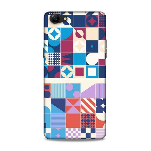 Oppo A79 Uyumlu Kılıf Insomnia (5) Koruma Kabı Lacivert Kırmızı
