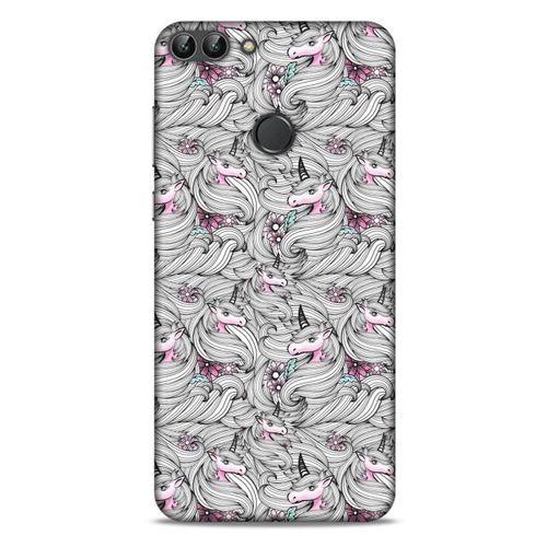 Animax Unicorn Sarmalı Huawei Psmart Kılıf Desenli Silikon