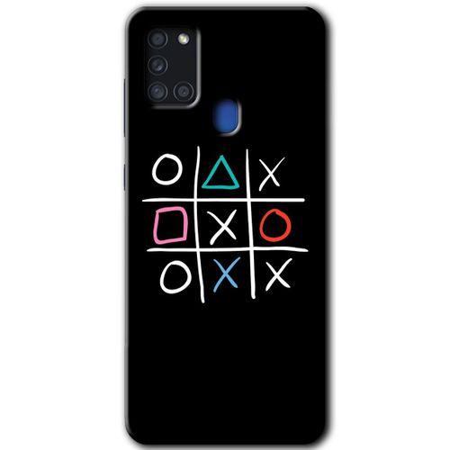 Samsung Galaxy A21s Kılıf Baskılı Kapak - Sauce +Tam Ekran Koruyucu