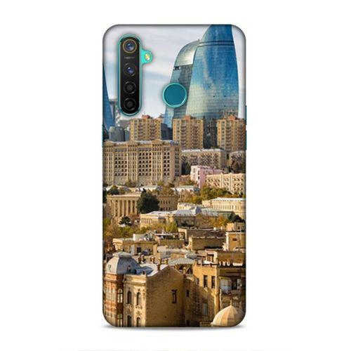 Realme 5 Pro Uyumlu Kılıf Azarbaijan (31) TPU Kılıf Bakü Kuleler