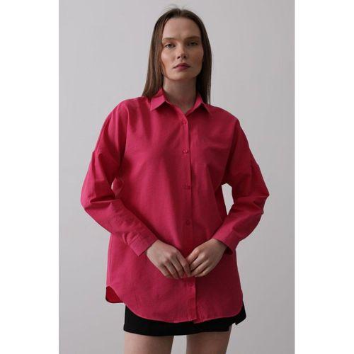 Uzun Kol Gömlek - Fuşya