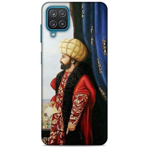 Samsung Galaxy A12 Uyumlu Kılıf Ottoman (4) Koruma Kılıfı Fatih Sultan Mehmet