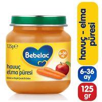 Bebelac Bebelac Havuç Elma Püreli Kavanoz Maması 125gr