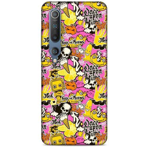 Graffitix (40) Desenli Silikon Kapak Xiaomi Mi 10 Kılıf