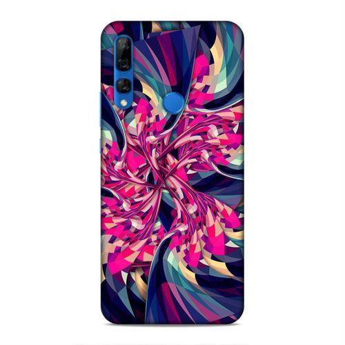 Huawei Y9 Prime 2019 Kılıf Vantilator Soyut Arka Kapak Silikon Koruma Full Koruyucu