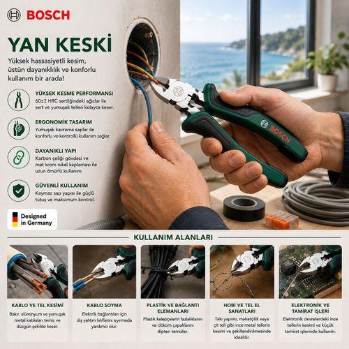 160 mm Yan Keski - Ergonomik Sap