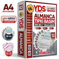 2026 YDS Almanca ÖSYM Tıpkı Basım Çıkmış Soru Deneme Paketi 12li Fasikül SETİ
