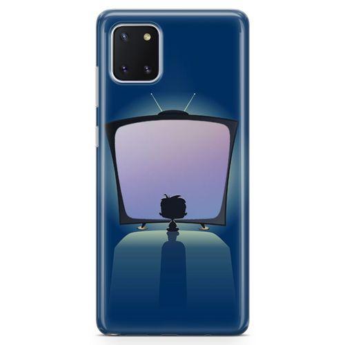 Samsung Galaxy A81 Kılıf Led Tv Retro Arka Kapak Koruma Desenli Full Koruyucu