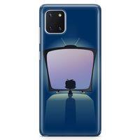 Samsung Galaxy A81 Kılıf Led Tv Retro Arka Kapak Koruma Desenli Full Koruyucu