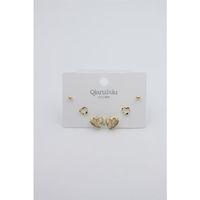 Çoklu Set Küpe - Altın