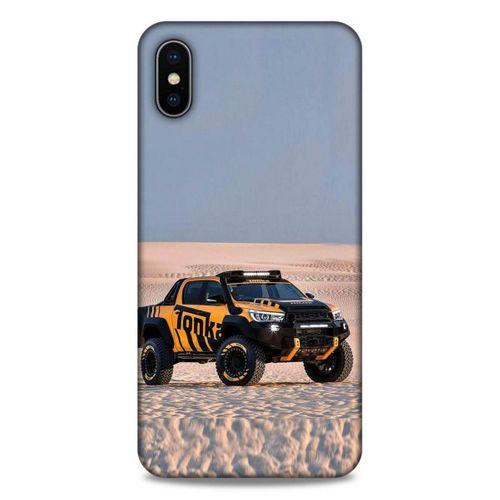 Lopard Apple iPhone XS Max Uyumlu Kılıf PickUpX (44) Tough Armor Kılıf Turuncu Siyah