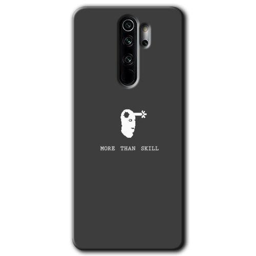 Xiaomi Redmi Note 8 Pro Kılıf HD Desen Baskılı Arka Kapak + Temperli Cam - Headshot