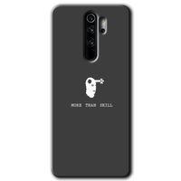 Xiaomi Redmi Note 8 Pro Kılıf HD Desen Baskılı Arka Kapak + Temperli Cam - Headshot