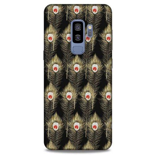 Samsung Galaxy S9 Plus Kılıf Desenli Özel Seri Tüyler (22) Tam Koruma Kılıfı