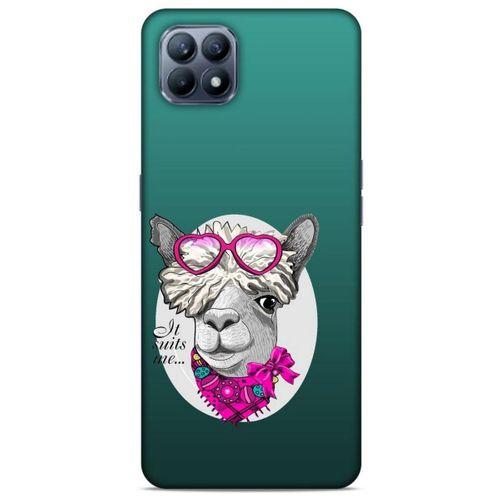 Animax Pembe Fularlı Lama Huawei P40 Lite Kılıf Desenli Silikon
