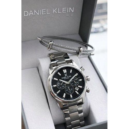 Daniel Klein İtalyan Tasarım Bileklik Hediyeli 2 Yıl Garantili Çelik Kordon Erkek Kol Saati Y11023.2