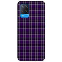 Oppo A74 4G Uyumlu Kılıf Mor Delisi (11) Tam Koruma Çizgili