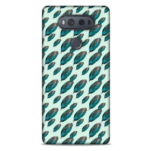 LG K61 Kılıf Desenli Özel Seri Tüyler (50) Shockproof Kılıf