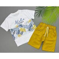 3/5 Yaş Aloha Yaprak Baskılı Çocuk Takımı