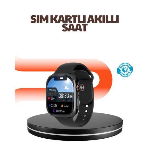 Telefon Bağımsız Sım Kartlı Akıllı Saat Nabız Ölçerli