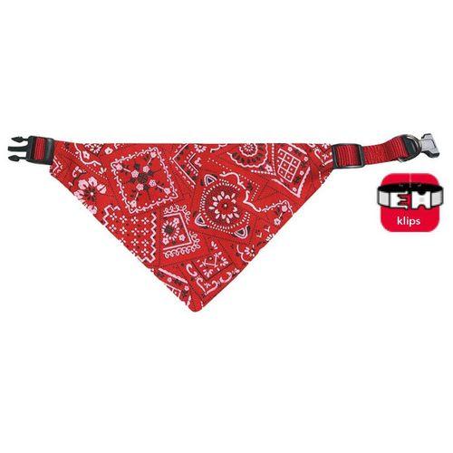 Karlıe Bandanalı Tasma 25-40cm Kırmızı