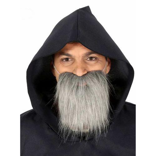 Kırçıllı Korsan Sakalı Gri Renk Takma Sakal