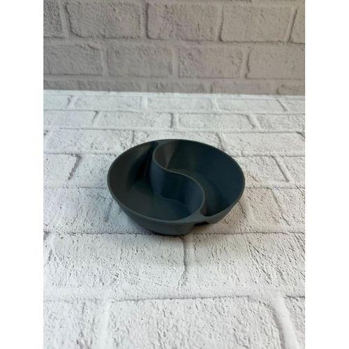 Gri Çerezlik Kase Seti Modern Bölmeli Sunum Tasarımı