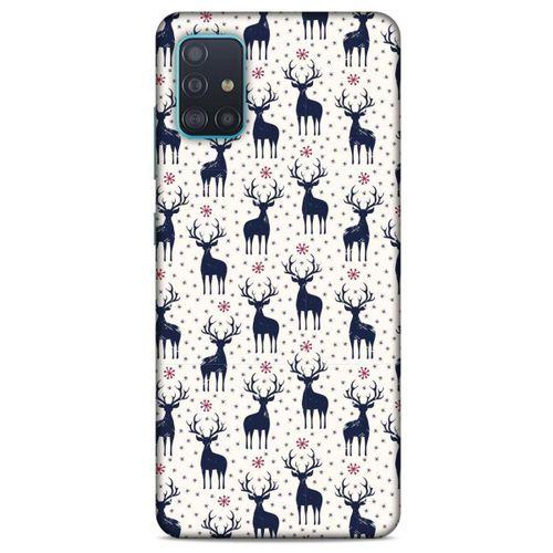 Animax Geyikler ve Kış Samsung Galaxy A51 Kılıf Desenli Silikon